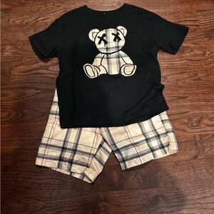 Kids Black and Cream outfit